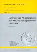 Cover: Vortr&auml;ge und Abhandlungen zur Wissenschaftsgeschichte 2000/2001 - Wissenschaftliche Verlagsgesellschaft