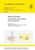 Cover: Physica et historia - Wissenschaftliche Verlagsgesellschaft