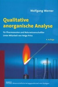 Bild vergrößern Bild: Qualitative anorganische Analyse - Wissenschaftliche Verlagsgesellschaft
