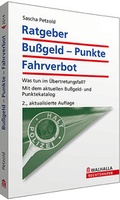 Cover: Ratgeber Bu&szlig;geld - Punkte - Fahrverbot - Walhalla