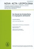 Cover: Der Wandel der Erdoberfl&auml;che im vergangenen Jahrtausend - Wissenschaftliche Verlagsgesellschaft