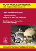 Cover: Der Knochen als Archiv - Wissenschaftliche Verlagsgesellschaft