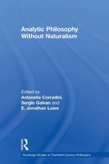 Cover: Analytic Philosophy Without Naturalism - Routledge