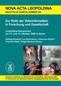 Cover: Zur Rolle der Veterin&auml;rmedizin in Forschung und Gesellschaft - Wissenschaftliche Verlagsgesellschaft