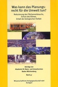 Bild: Was kann das Planungsrecht für die Umwelt tun? - Wissenschaftliche Verlagsgesellschaft