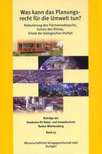 Bild: Was kann das Planungsrecht für die Umwelt tun? - Wissenschaftliche Verlagsgesellschaft