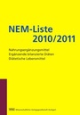 Cover: NEM-Liste 2010/2011 - Wissenschaftliche Verlagsgesellschaft