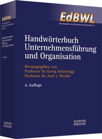 Abbildung von: Handwörterbuch Unternehmensführung und Organisation (HWO) - Schäffer-Poeschel