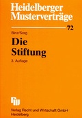 Cover: Die Stiftung - Fachmedien Recht und Wirtschaft