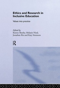 Enlarge image Cover: Ethics and Research in Inclusive Education - Routledge