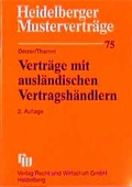 Cover: Vertr&auml;ge mit ausl&auml;ndischen Vertragsh&auml;ndlern - Fachmedien Recht und Wirtschaft