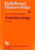 Cover: Soziet&auml;tsvertr&auml;ge - Fachmedien Recht und Wirtschaft