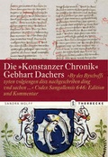 Cover: Die "Konstanzer Chronik" Gebhart Dachers - Jan Thorbecke Verlag