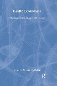 Enlarge image Cover: Health Economics - Routledge