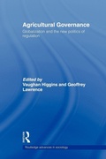 Cover: Agricultural Governance - Routledge