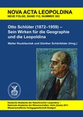 Cover: Otto Schl&uuml;ter (1872-1959) - Sein Wirken f&uuml;r die Geographie und die Leopoldina - Wissenschaftliche Verlagsgesellschaft