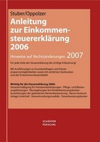 Abbildung von: Anleitung zur Einkommensteuererklärung 2006 - Schäffer-Poeschel