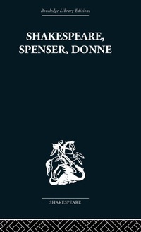 Enlarge image Cover: Shakespeare, Spenser, Donne - Routledge