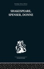 Cover: Shakespeare, Spenser, Donne - Routledge