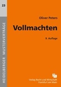 Cover: Vollmachten - Fachmedien Recht und Wirtschaft