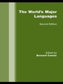 Cover: The World's Major Languages - Routledge
