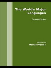 Enlarge image Cover: The World's Major Languages - Routledge