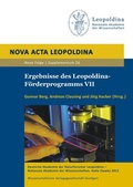 Cover: Ergebnisse des Leopoldina-F&ouml;rderprogramms VII - Wissenschaftliche Verlagsgesellschaft
