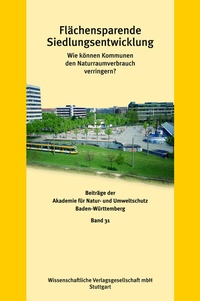 Abbildung von: Flächensparende Siedlungsentwicklung - Wissenschaftliche Verlagsgesellschaft