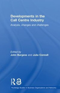 Enlarge image Cover: Developments in the Call Centre Industry - Routledge