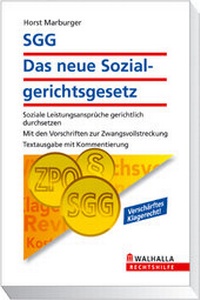 Abbildung von: SGG - Das neue Sozialgerichtsgesetz - Walhalla