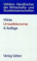 Cover: Umwelt&ouml;konomie - Vahlen
