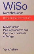 Cover: Planungsverfahren des Operations Research - Vahlen