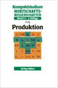 Enlarge image Cover: Produktion - Vahlen