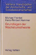 Cover: Grundlagen der Wachstumstheorie - Vahlen