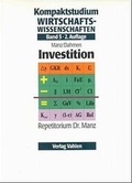 Cover: Investition - Vahlen