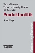 Cover: Produktpolitik - Sch&auml;ffer-Poeschel