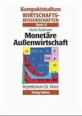 Cover: Monet&auml;re Au&szlig;enwirtschaft - Vahlen