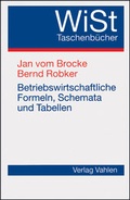 Cover: Betriebswirtschaftliche Formeln, Schemata und Tabellen - Vahlen