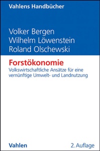 Abbildung von: Forstökonomie - Vahlen