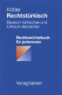 Cover: Rechtstürkisch - Vahlen