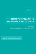 Cover: Contexts of Learning Mathematics and Science - Routledge