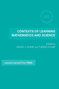 Enlarge image Cover: Contexts of Learning Mathematics and Science - Routledge