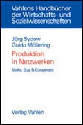 Cover: Produktion in Netzwerken - Vahlen