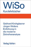 Cover: Einf&uuml;hrung in die moderne Zeitreihenanalyse - Vahlen