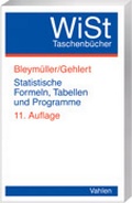 Cover: Statistische Formeln, Tabellen und Programme - Vahlen