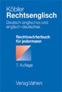 Cover: Rechtsenglisch - Vahlen