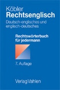 Cover: Rechtsenglisch - Vahlen