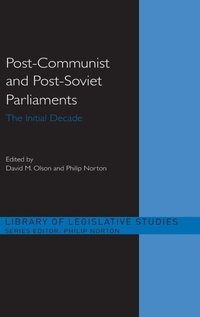Enlarge image Cover: Post-Communist and Post-Soviet Parliaments - Routledge