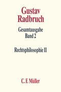 Cover: Gustav Radbruch Gesamtausgabe - C.F. M&uuml;ller