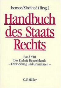 Enlarge image Cover: Handbuch des Staatsrechts - C.F. Müller